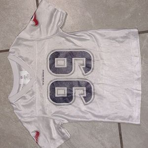 GIRLS NFL HOUSTON TEXANS WATT 99 SPARKLE JERSEY. SIZE XSMALL